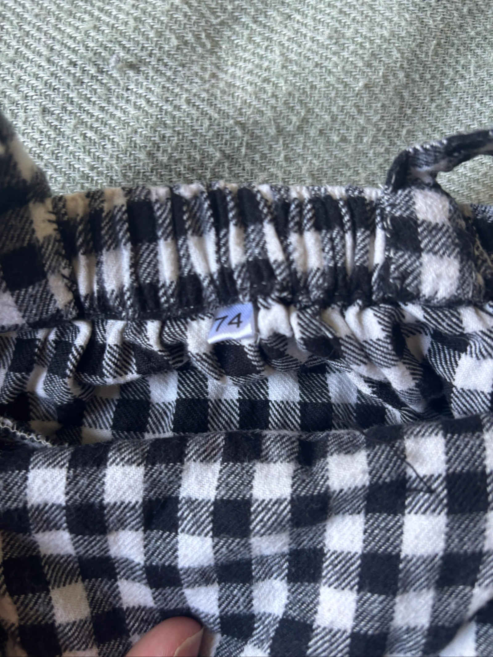 229/ Vestido quadriculado - Zeeman - 12 meses - 74 cm – photo 2